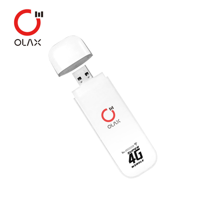 Άσπρο Dongle Olax U80 4G LTE 4G Sim για όλη τη υψηλή ταχύτητα Sim για το σπίτι CP