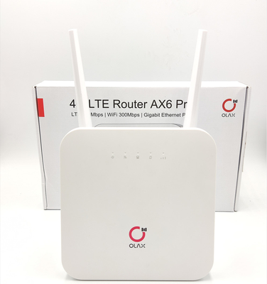 Υπέρ 300Mbps Cat4 4000mah ασύρματος 4G LTE δρομολογητής CBE Wifi εγχώριου Olax Ax6